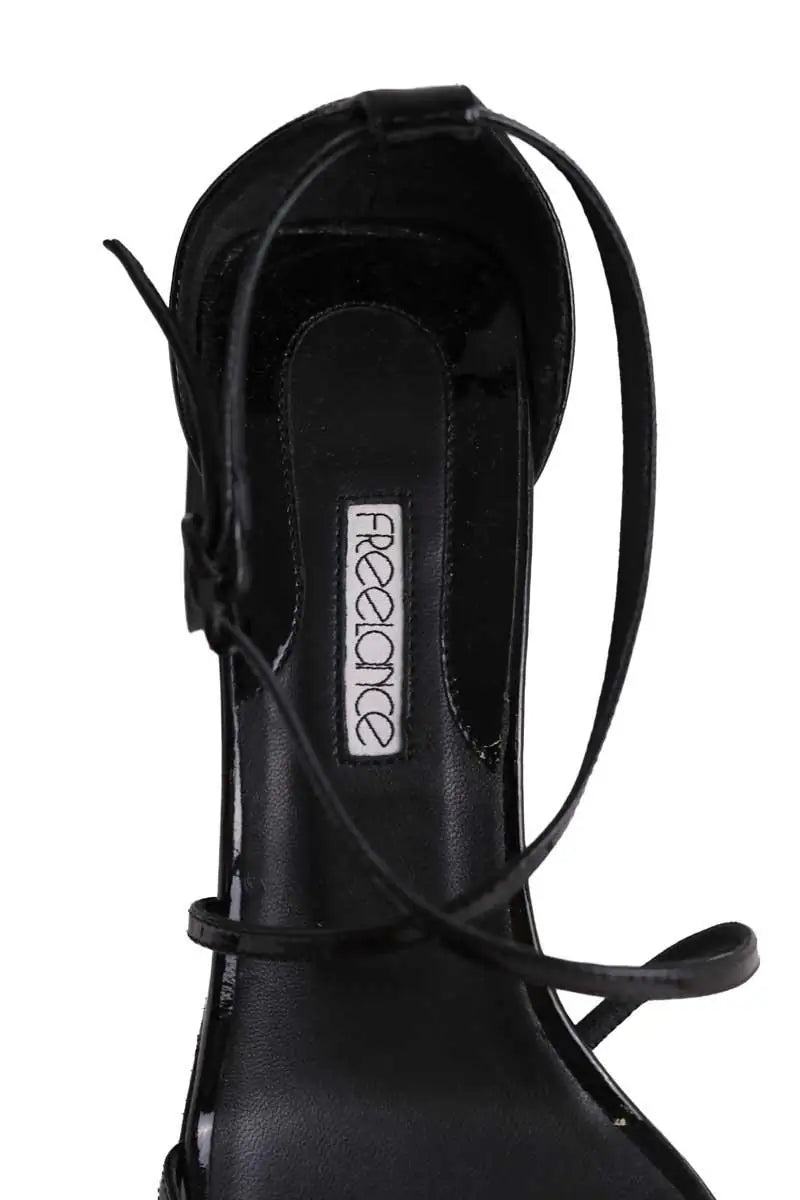Sandales Free Lance Noir en Cuir