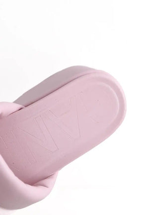 Sandales Ganni Rose en Cuir