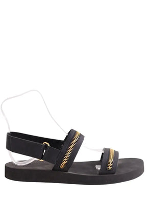 Sandales Giuseppe Zanotti Noir en Caoutchouc, taille 42 - Seconde Main
