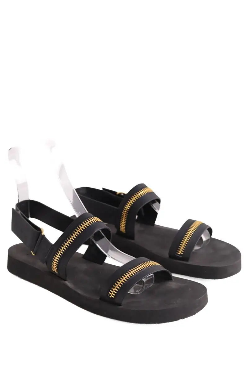 Sandales Giuseppe Zanotti Noir en Caoutchouc