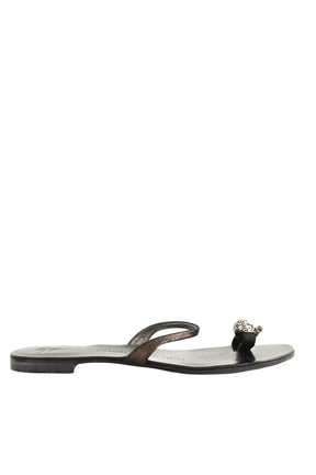 Sandales Giuseppe Zanotti Noir en Cuir, taille 35 - Seconde Main