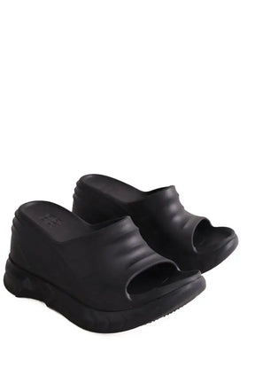 Sandales Givenchy Noir en Caoutchouc