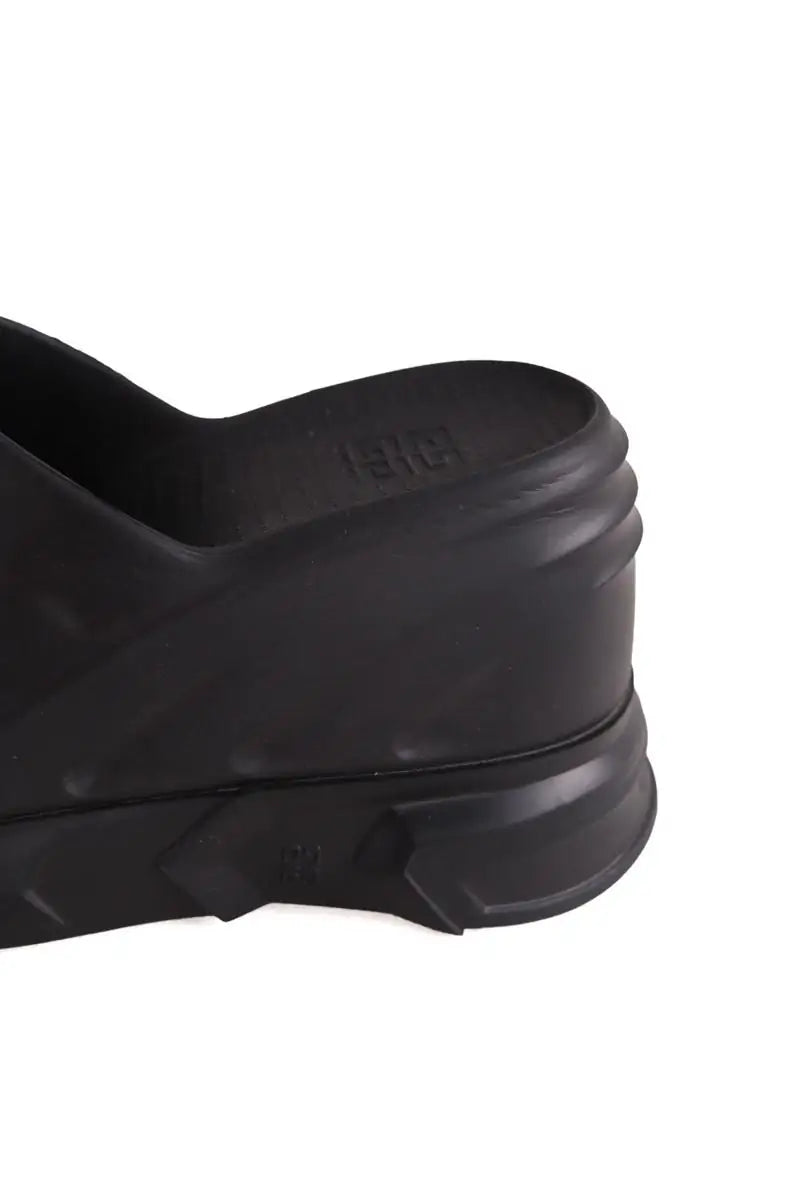 Sandales Givenchy Noir en Caoutchouc