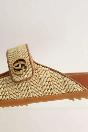 Sandales Gucci Beige en Cuir