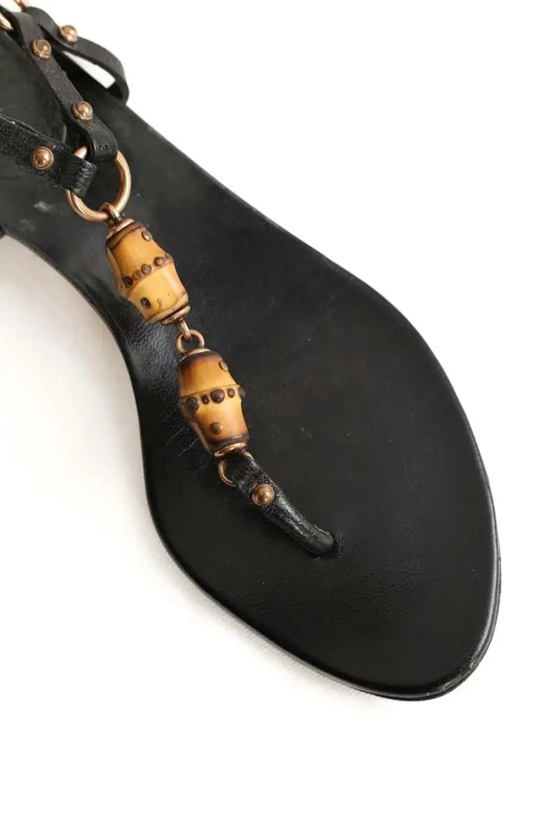 Sandales Gucci Noir en Cuir