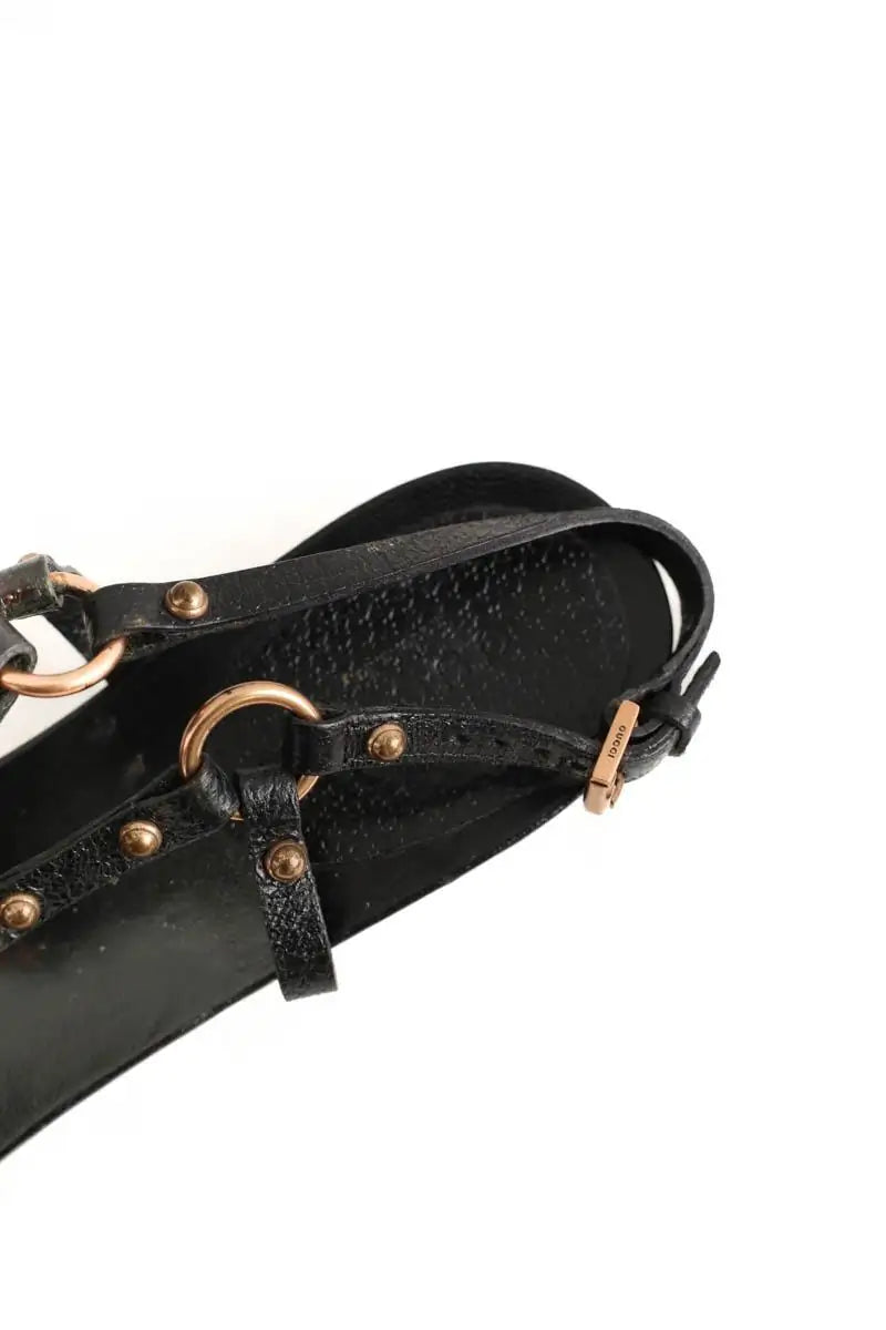 Sandales Gucci Noir en Cuir