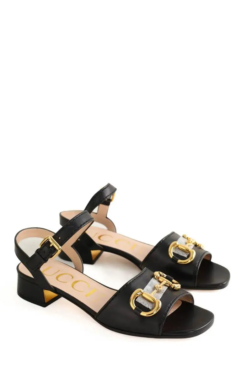 Sandales Gucci Noir en Cuir