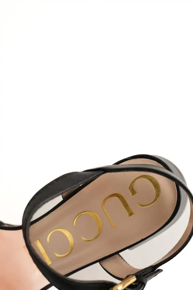 Sandales Gucci Noir en Cuir