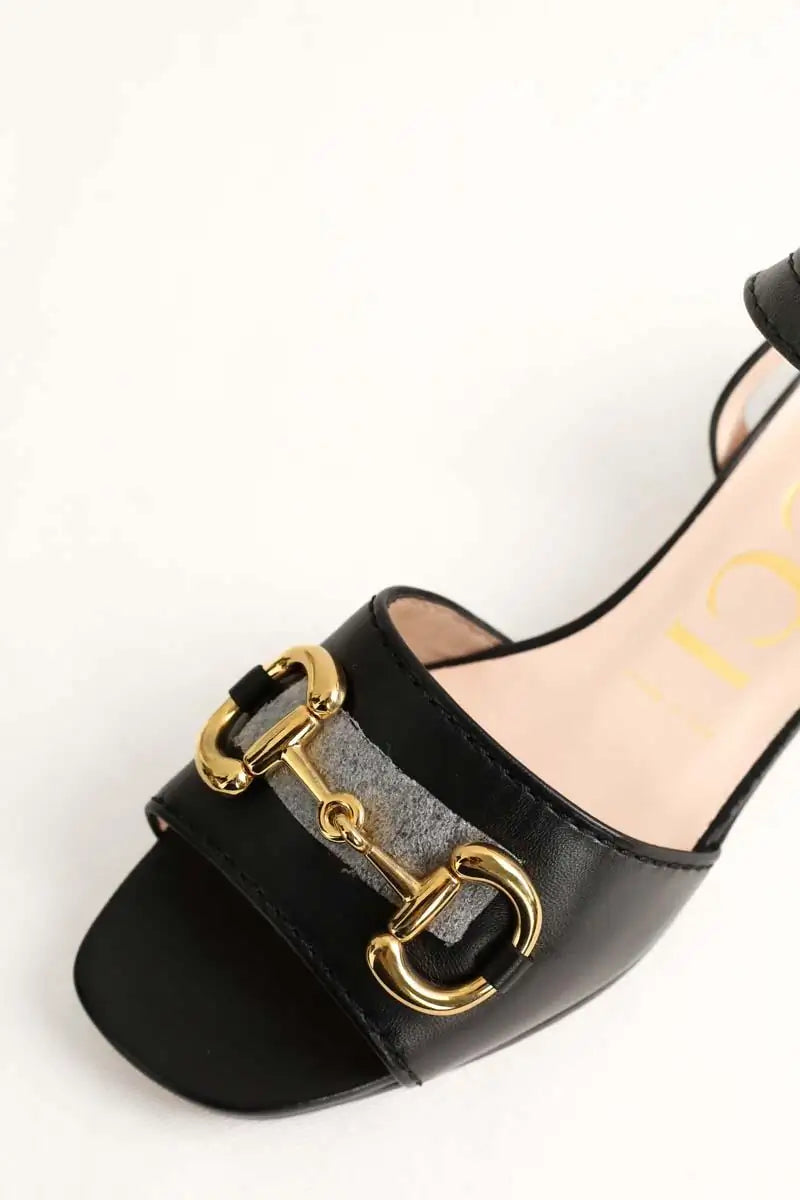 Sandales Gucci Noir en Cuir