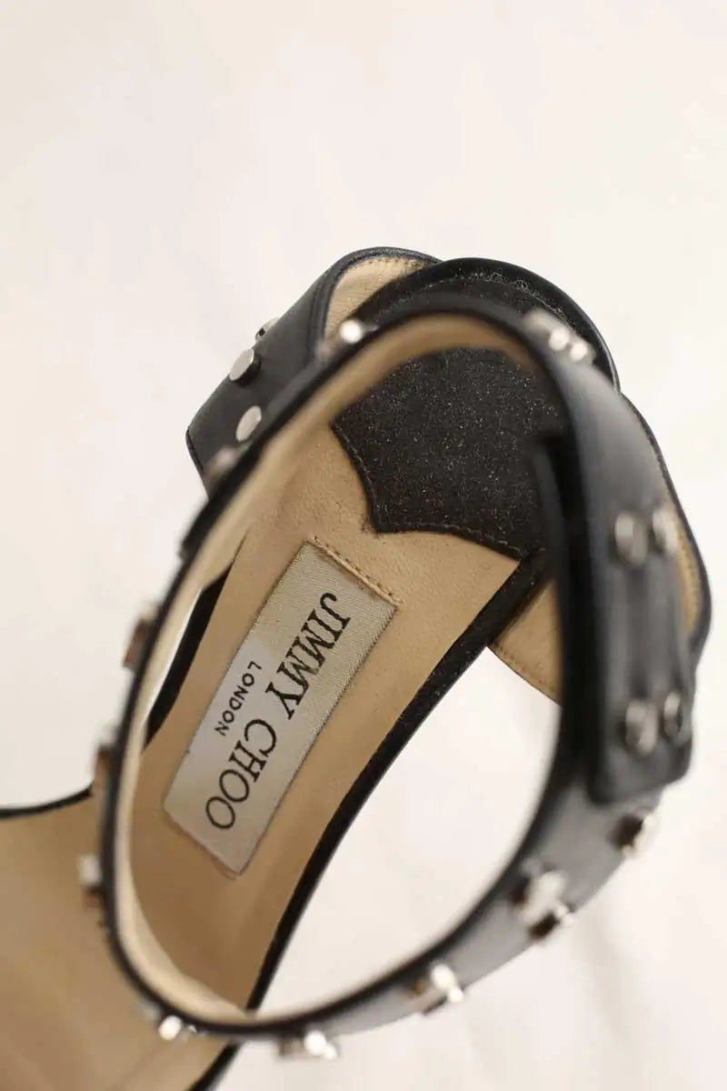 Sandales Jimmy Choo Noir en Cuir