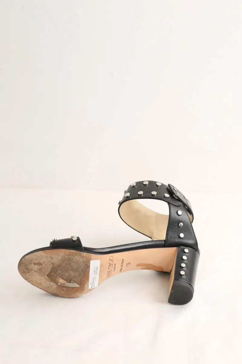 Sandales Jimmy Choo Noir en Cuir