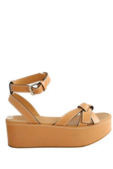 Sandales Loewe Camel en Cuir, taille 40 - Seconde Main