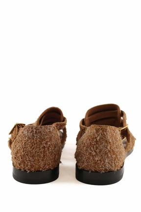 Sandales Loewe Campo Marron en Daim