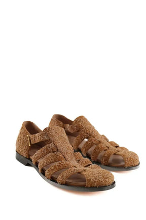 Sandales Loewe Campo Marron en Daim