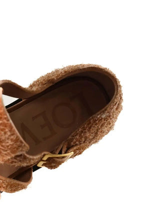 Sandales Loewe Campo Marron en Daim