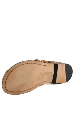 Sandales Loewe Campo Marron en Daim