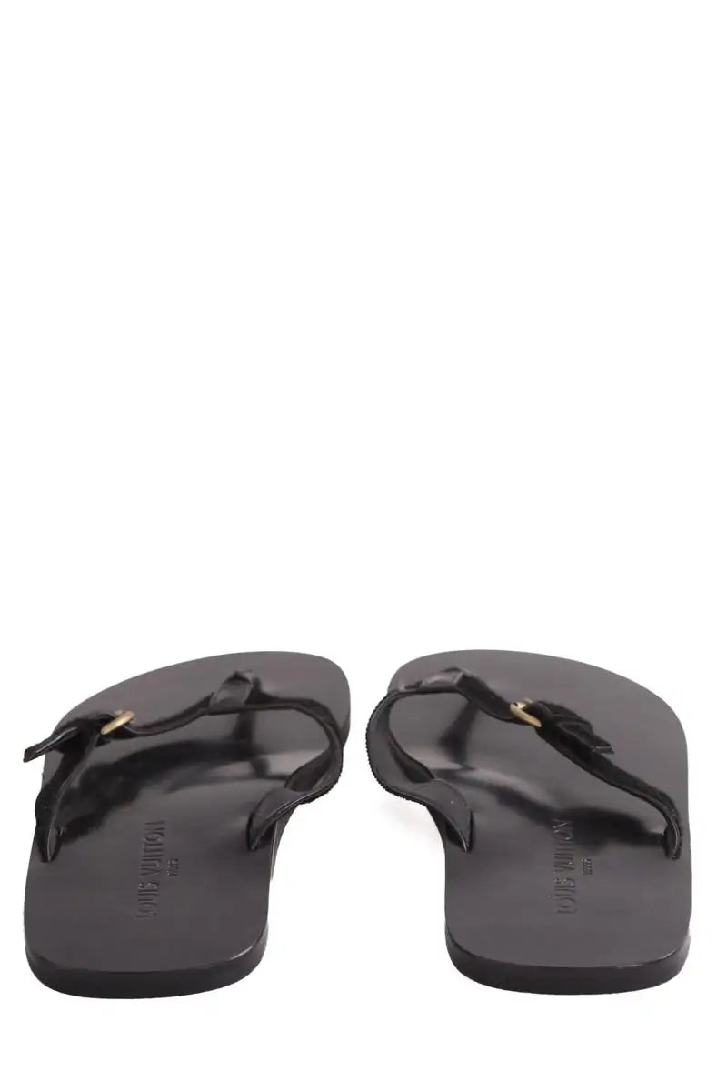 Sandales Louis Vuitton Noir en Cuir