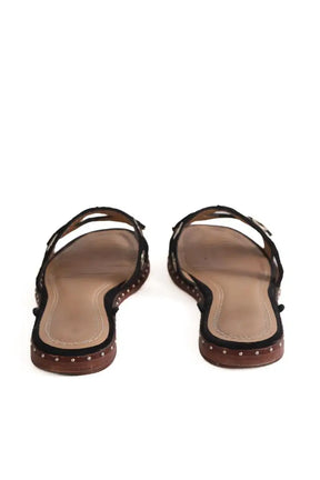 Sandales Maje Noir en Daim