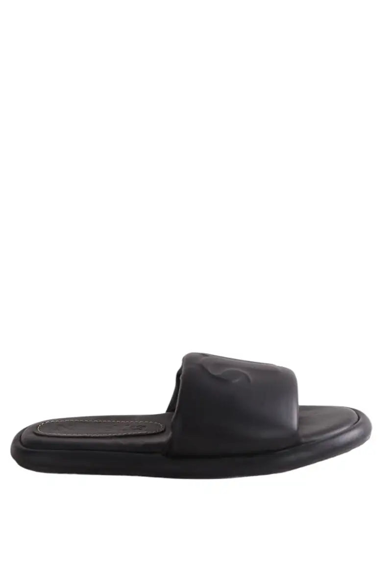 Sandales Nanushka Noir en Cuir, taille 38 - Seconde Main