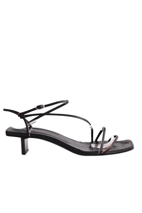 Sandales Pierre Hardy Noir en Cuir, taille 39 - Seconde Main