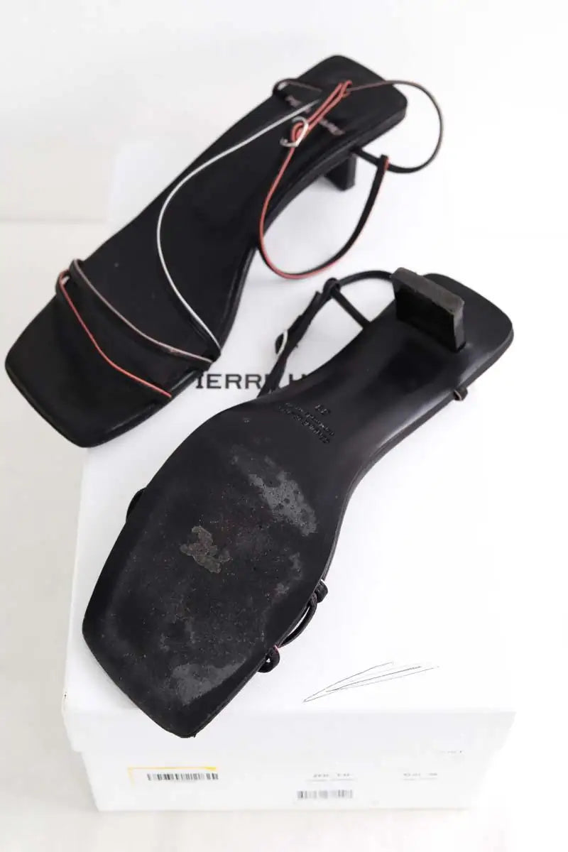 Sandales Pierre Hardy Noir en Cuir