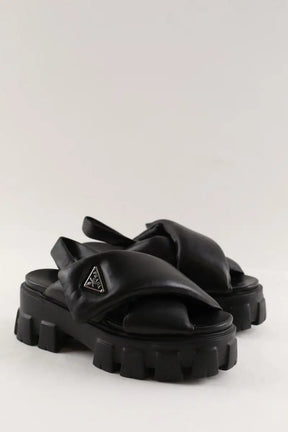 Sandales Prada Noir en Cuir