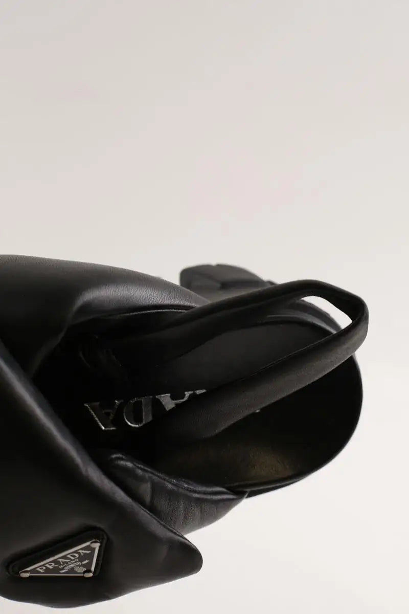Sandales Prada Noir en Cuir