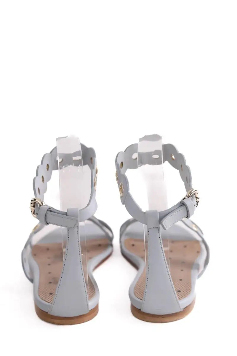 Sandales Red Valentino cristall Bleu en Cuir