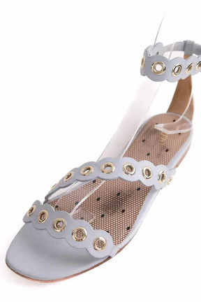 Sandales Red Valentino cristall Bleu en Cuir