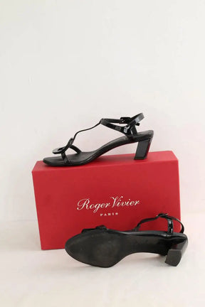 Sandales Roger Vivier Noir en Cuir