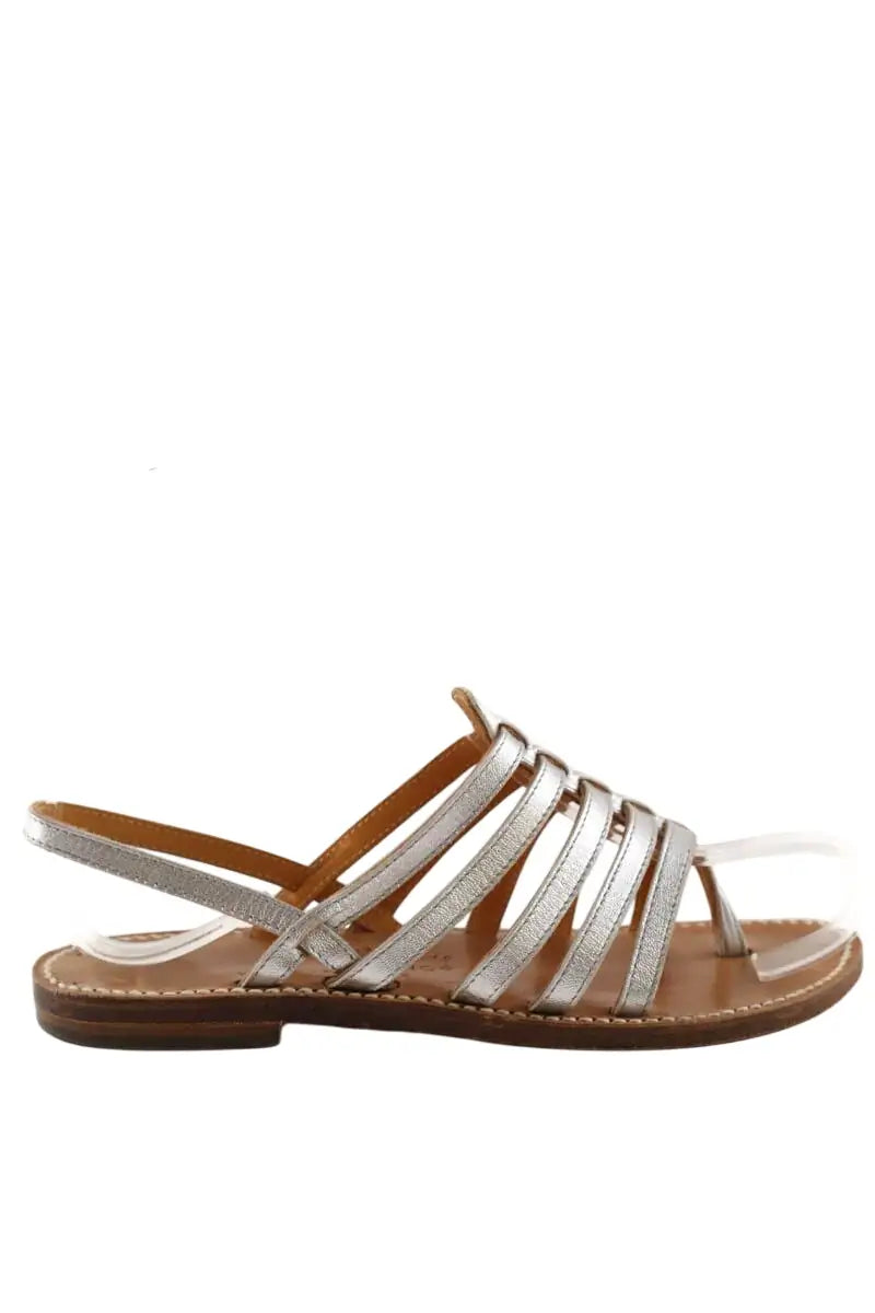 Sandales Rondini Argent en Cuir, taille 40 - Seconde Main