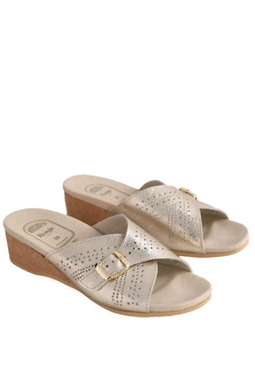 Sandales Rouje Jacqueline Doré en Cuir