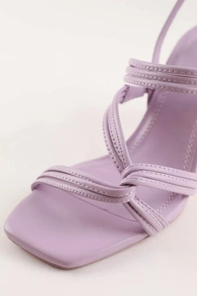 Sandales Sandro Violet en Cuir
