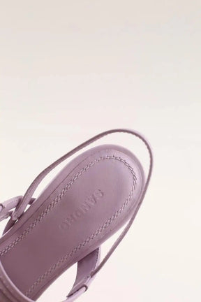 Sandales Sandro Violet en Cuir