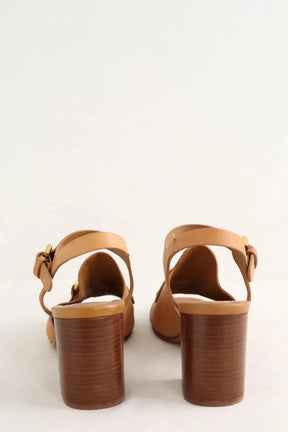 Sandales See By Chloé Camel en Cuir