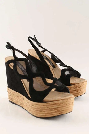 Sandales Sergio Rossi Noir en Cuir