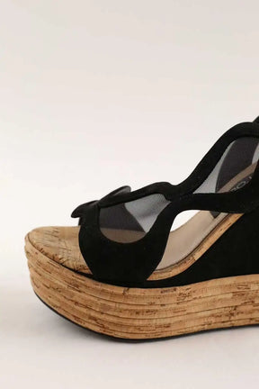 Sandales Sergio Rossi Noir en Cuir