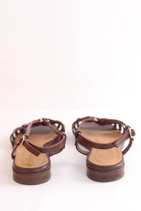Sandales Sézane Marron en Cuir