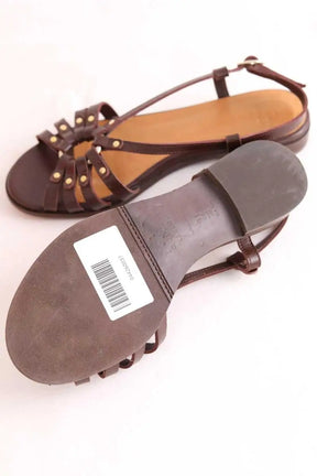 Sandales Sézane Marron en Cuir