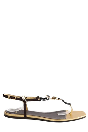 Sandales Skorpios Bianca Marron en Cuir, taille 39 - Seconde Main