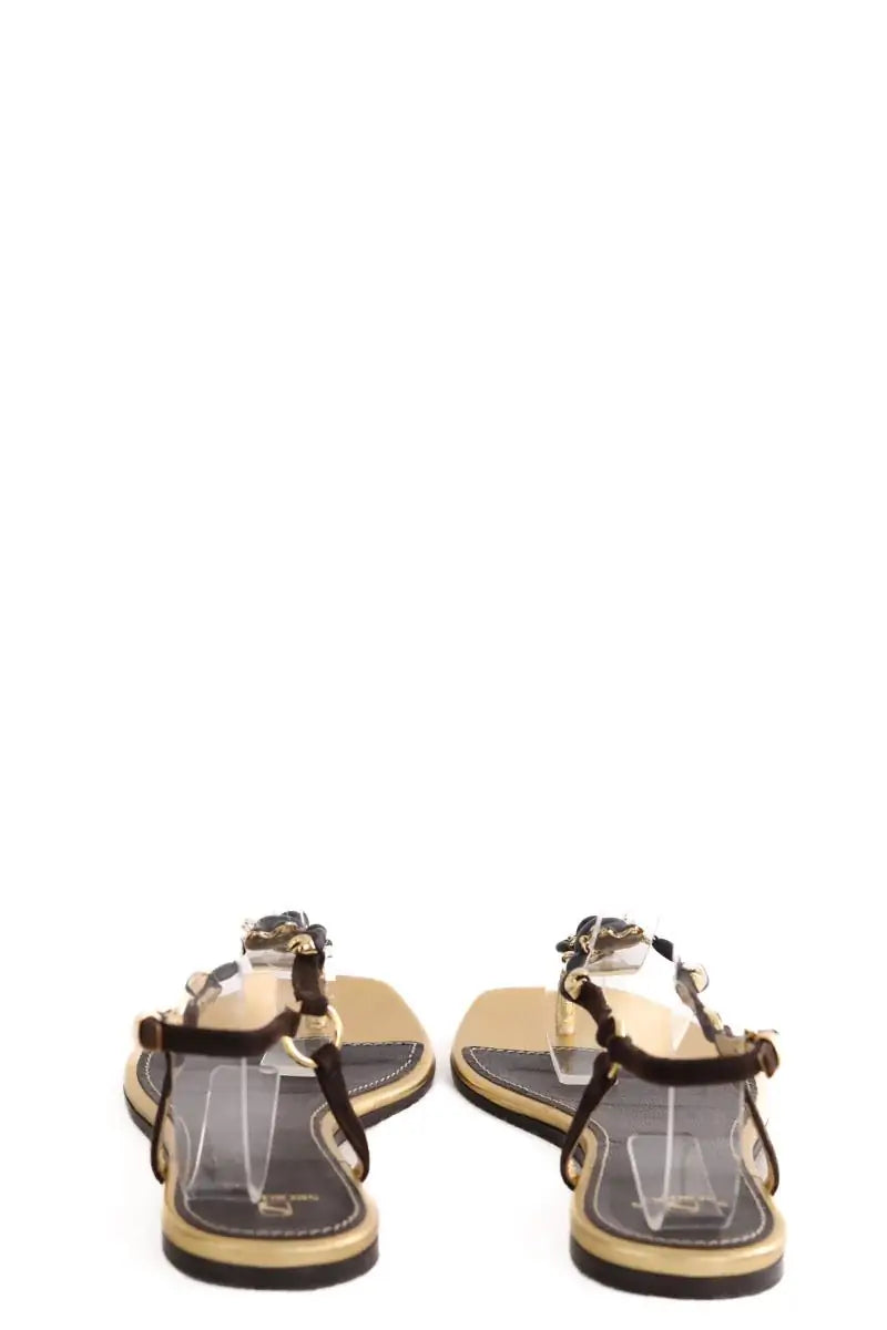 Sandales Skorpios Bianca Marron en Cuir
