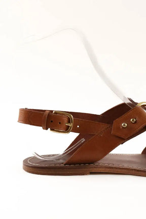 Sandales Soeur Marron en Cuir
