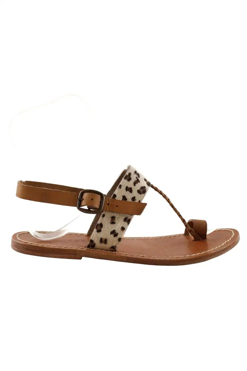Sandales Soeur Marron en Cuir, taille 38 - Seconde Main
