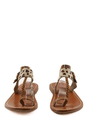 Sandales Soeur Marron en Cuir
