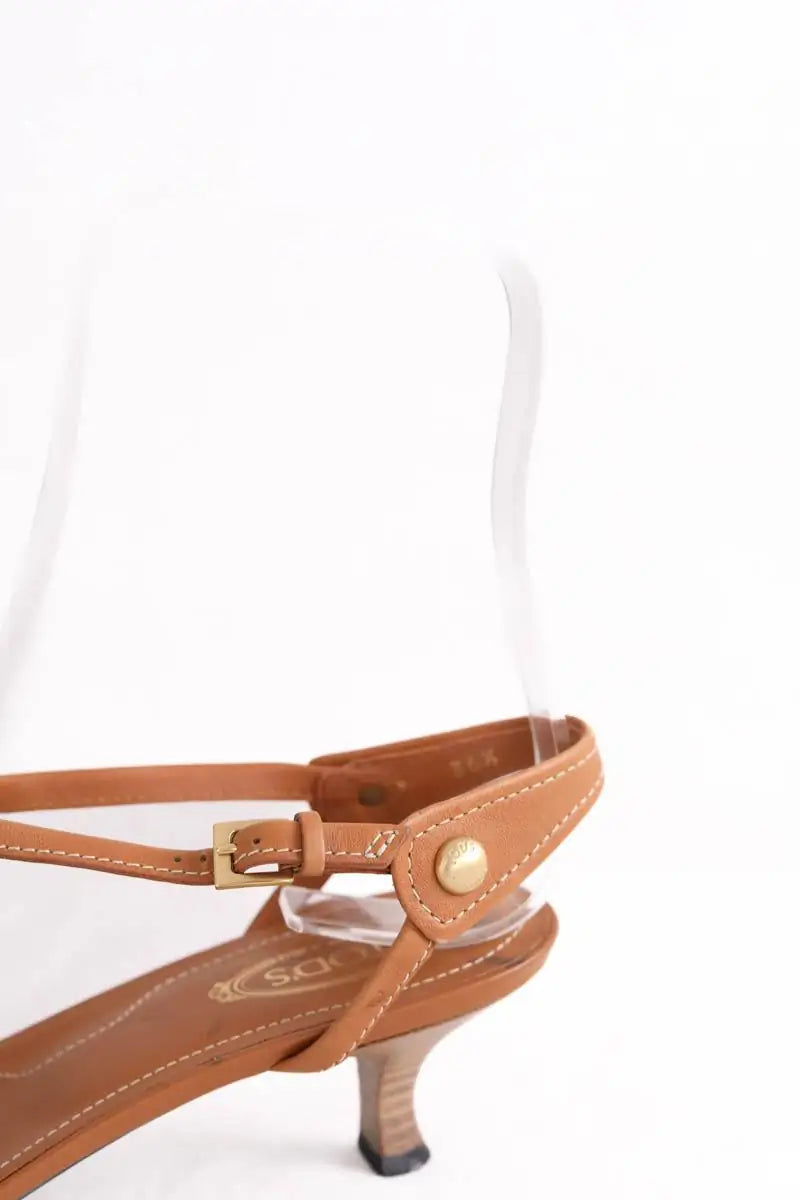 Sandales Tod's Camel en Cuir