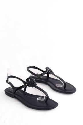 Sandales Tod's Noir en Cuir
