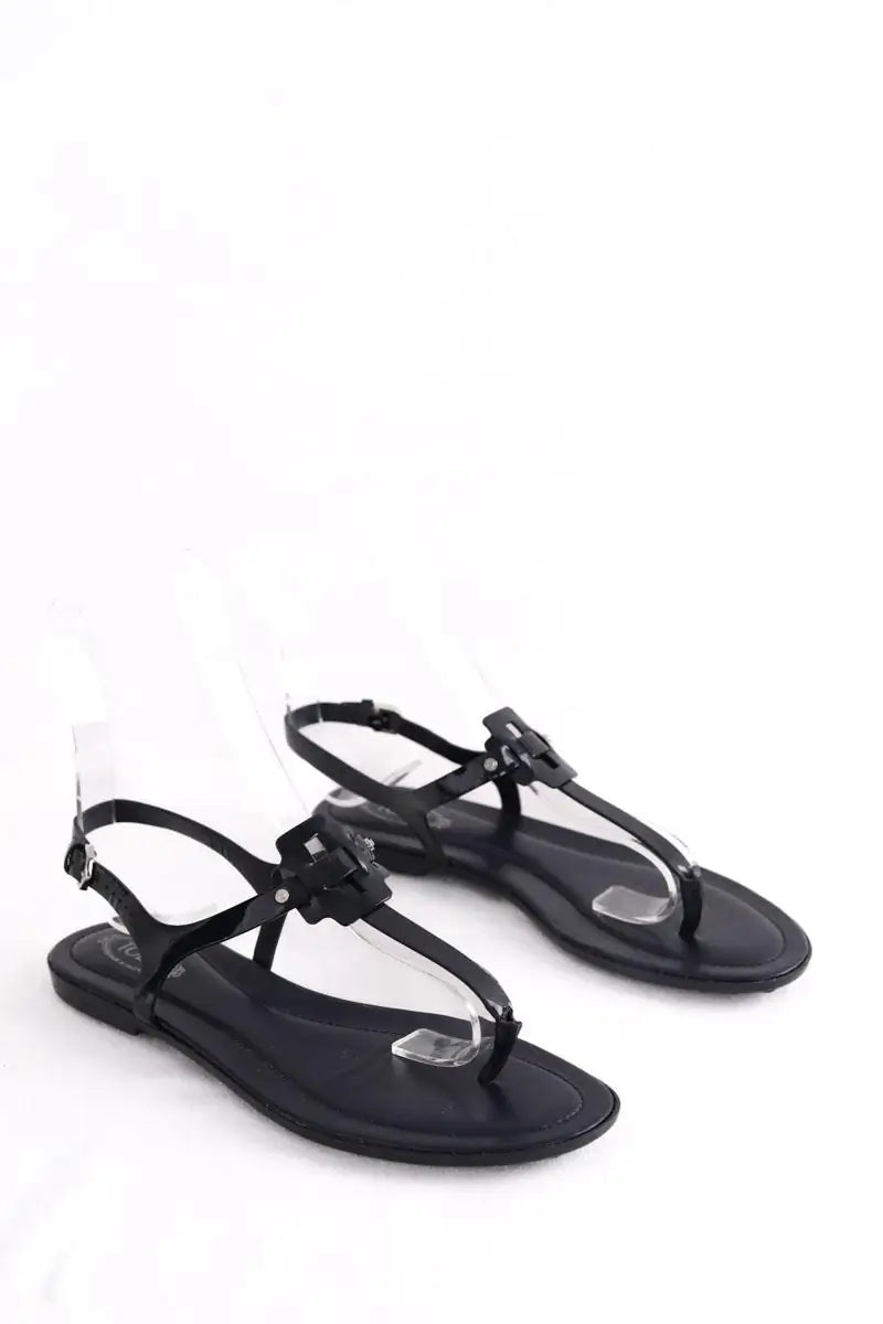 Sandales Tod's Noir en Cuir