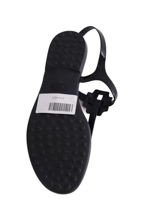 Sandales Tod's Noir en Cuir