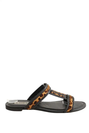 Sandales Tod's Noir en Cuir, taille 41 - Seconde Main