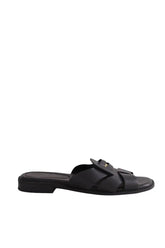 Sandales Tommy Hilfiger Noir en Cuir, taille 38 - Seconde Main